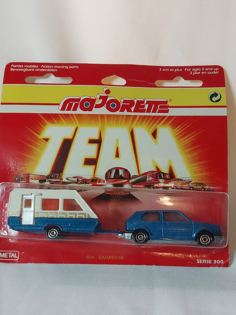 Volkswagen Golf with Caravan Trailer
